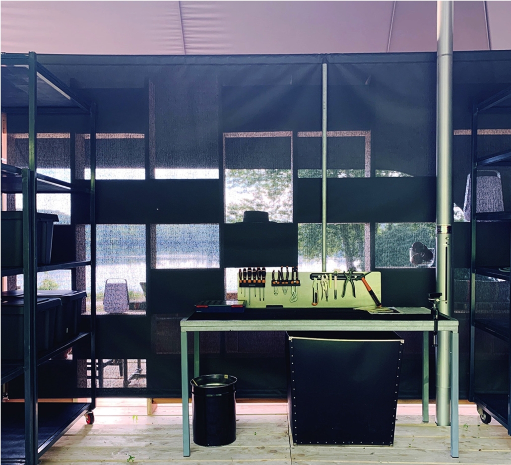 studio pierre eric leger projet baurech atelier préparation matériel nautique