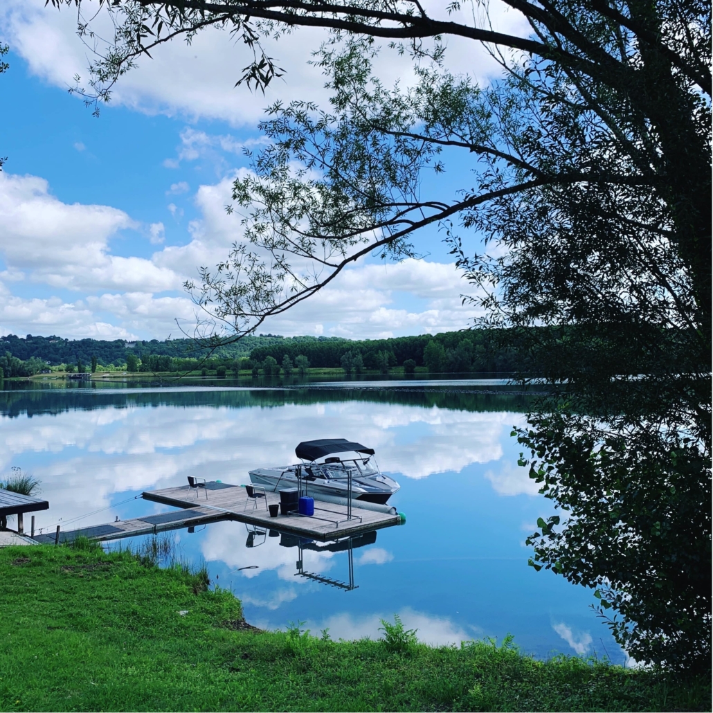 studio pierre éric léger projet baurech vue du plan d'eau ski nautique