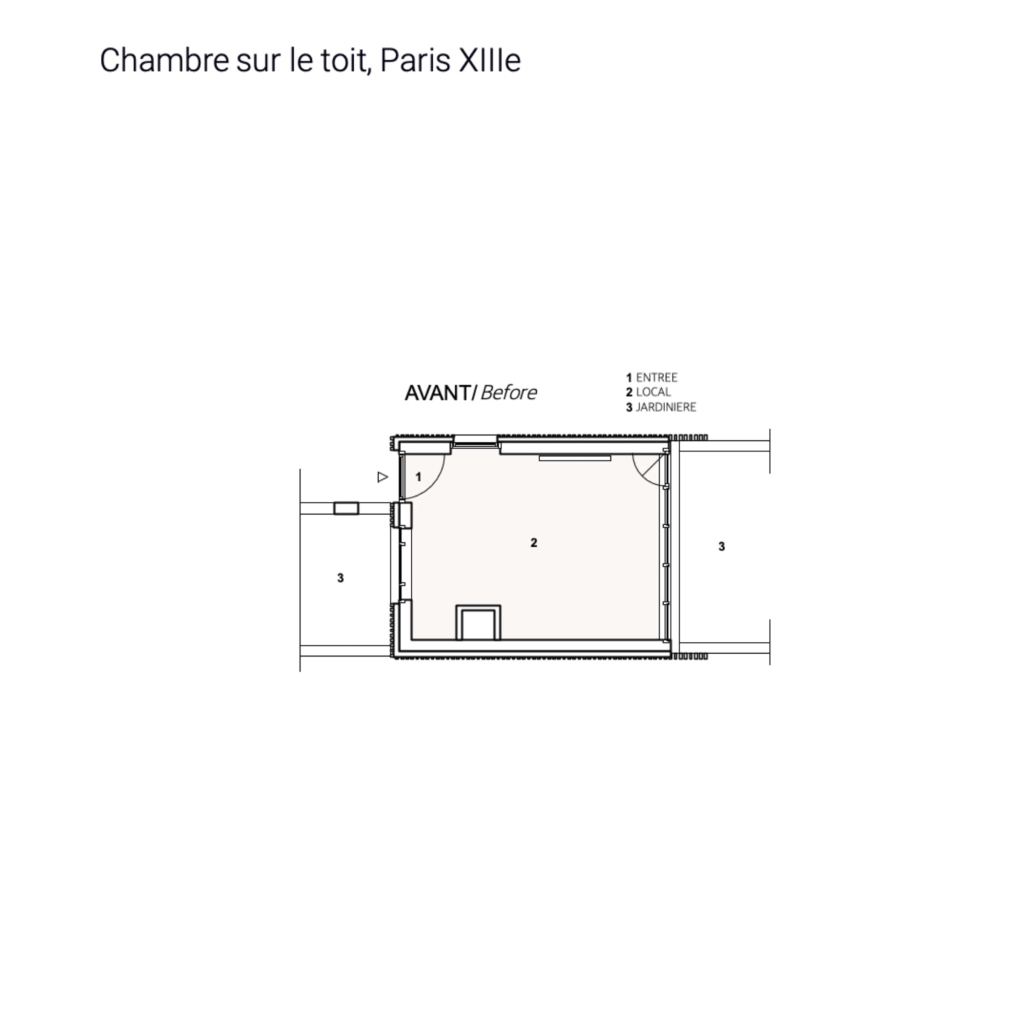 studio pierre éric léger plan existant bnf