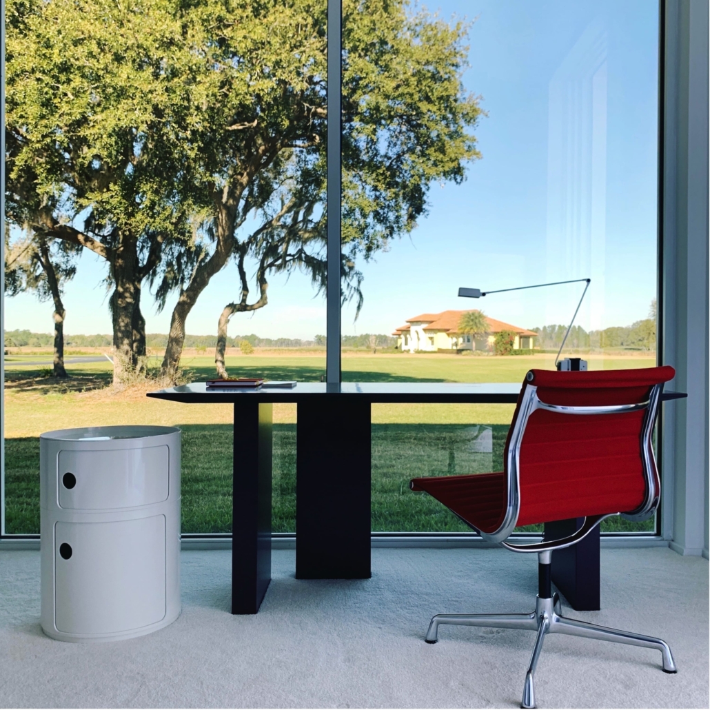 studio pierre eric leger projet floride bureau less is more chambre avec vue
